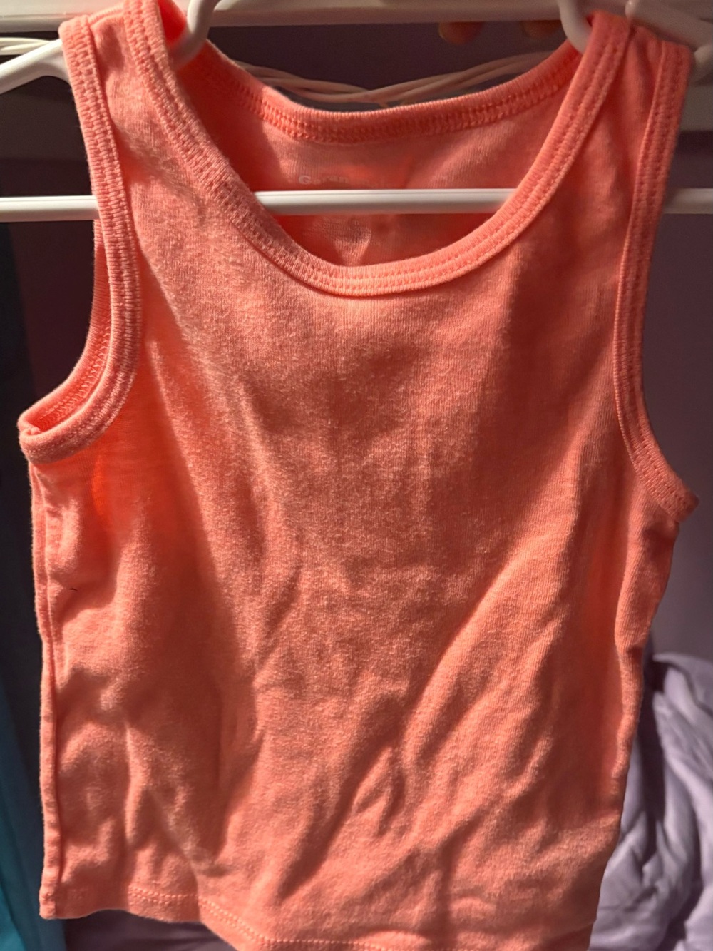 Garanimals Size 3t Neon Coral Sleeveless Tank Top